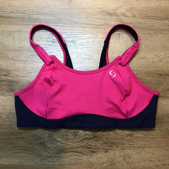 velcro strap sports bra